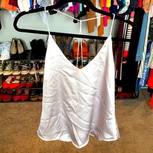 Silver T-Strap Cami